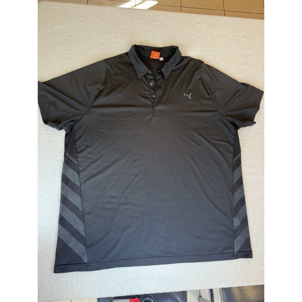Puma Polo Sport Lifestyle Men's XXL USP Dry Athletic Performance Polo Black